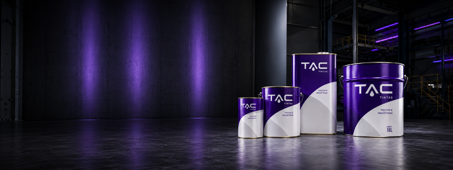 Latas de tinta industrial TAC Tintas